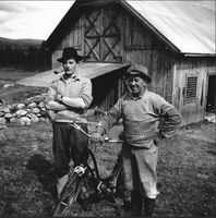 Bernt Moberget til venstre og Thorstein Lindberget til venstre.