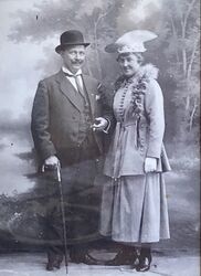 Bernt og Borghild Hagen som yngre.
