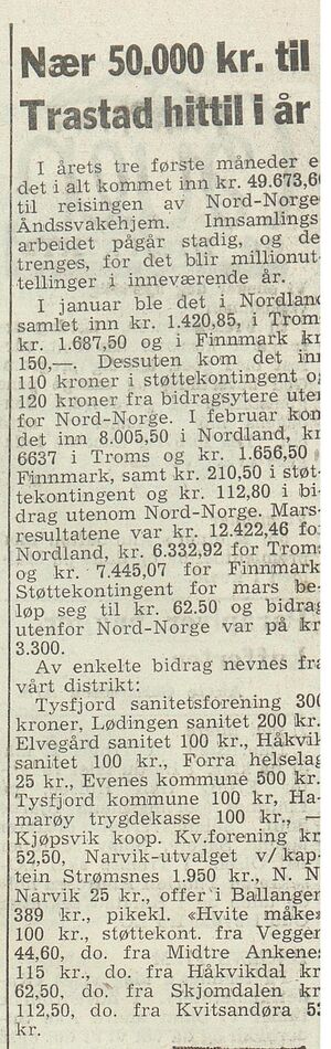 Bidrag til Nord-Norges åndssvakehjem i Fremover 22.04.1960.jpg