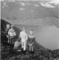 Fjelltur på Orkja ca 1965. Foto: Kjellaug Hatløy