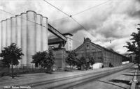 Bjølsen Valsemølle, postkort ca. 1950. Foto: Karl Harstad/Oslo Museum