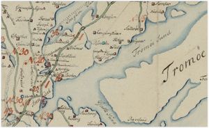 Bjørnebo på kart 1800, utsnitt, fra Kartverket.jpg