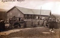 Begravelse fra Drogset 1926. Foto: Erik Bjerkeseth