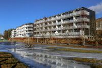 Blokkbebyggelse i Seterbråtveien. Foto: Leif-Harald Ruud (2022)
