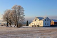 Våningshuset på Nordre Foss. Foto: Leif-Harald Ruud (2023).