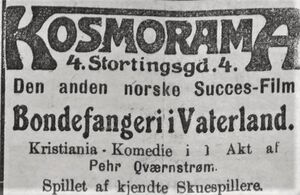 Bondefangeri i Vaterland film 1911 annonse.jpg