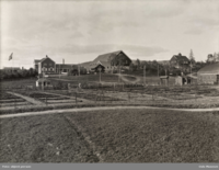 Bondegården, Jubileumsutstillingen. Foto: Oslo Museum (1914).