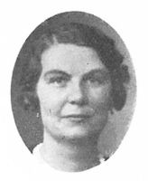 Borghild Kristiansen (f. 1896) etablerte Strømmen Konditori i 1926. Foto: Kjøpmannskalenderen 1948.
