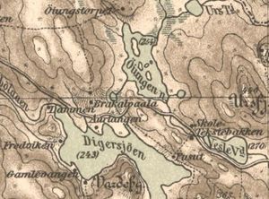 Brakalsvålet nedre under Skinnarbøl kart 1887.jpg