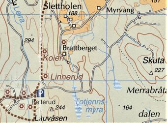 Bratberget og Linnerud Brandval vestside kart 2002.jpg
