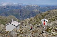 Turisthytta Breidablikk. Foto: Ukjent