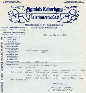 Brev Mandals Reperbane 1942.jpg