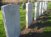 Britiske krigsgraver på Sande kirkegård i Vestfold. Foto: Stig Rune Pedersen