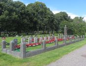 Britiske krigsgraver på Tønsberg gamle kirkegård. Foto: Stig Rune Pedersen