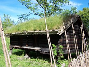 Bur fra Håbergsland i Hægsbostad Norsk Folkemuseum 97.JPG