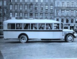 Buss, eldre type.