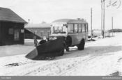 Buss med plog i Selburuten. 1935.