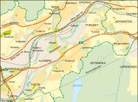 Nr. 12 Bydel Alna, tegna av Ove Olsen/Oslo byleksikon
