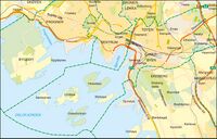 Nr. 1 Bydel Gamle Oslo, tegna av Ove Olsen/Oslo byleksikon