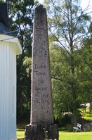 Bauta over Eidsvollsmannen Eivind Torkjelson Lande. Foto: Siri Johannessen (2017).