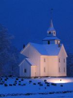 Bygland kyrkje. Foto: Siri Johannessen (2011)