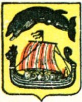 Sandefjords byvåpen slik det så ut i 1929.