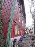 Hjelmsgate 3 våren 2012. Foto: Olve Utne