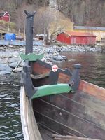 Vengbåten «Ottar» ved kai på Otnes i Valsøyfjorden i 2013. Foto: Olve Utne
