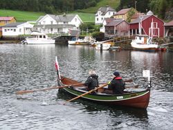 Inneherredsbåt, færing. Foto: Olve Utne (2015).