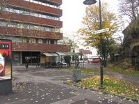 Motiv fra Carl E. Paulsens plass i Tønsberg. Foto: Stig Rune Pedersen (2013)