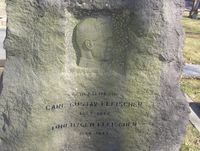 Relieffet av general Carl Gustav Fleischer på hans grav på Vår Frelsers gravlund i Oslo. Foto: Stig Rune Pedersen