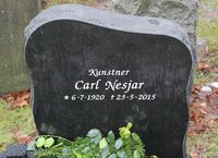 Carl Nesjar er gravlagt på Østre gravlund i Oslo. Foto: Stig Rune Pedersen