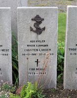 Carsten Larsen er gravlagt ved St. Olaf's Cemetery ved Kirkwall på Orknøyene. Foto: Stig Rune Pedersen (2019)