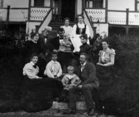 Johan Castberg med familie.
