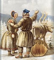 5. Chr Tønsberg e Flintoe Samisk par reinsdyr.jpg