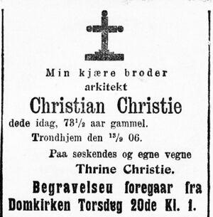 Christian Christie dødsannonse 1906.jpg