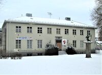 Nr. 30: Klubbhuset ved Dælenenga idrettsplass, oppført i 1916 etter tegninger av byarkitekt Harald Aars. Bygningen revet i 2022. Foto: Stig Rune Pedersen