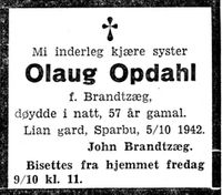 431. Dødsannonse I i Adresseavisen 8.10. 1942.jpg