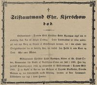 337. Dødsannonse for Stiftamtmand Chr. Kjerschow i Tromsø Amtstidende 13.04. 1889 .jpg