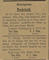 424. Dødsannonse for Sverre Daae i Lofotens Tidende 12.03. 1892.jpg