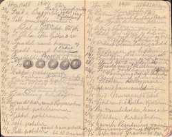 Dagbok for Paul Magnus Paulsen april 1944.