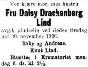 Daisy Drackenberg Lind dødsannonse.JPG