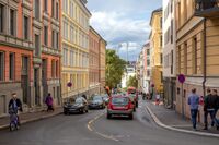 Dalsbergstien er en viktig gjennomfartsåre i bydel St. Hanshaugen. Foto: Leif-Harald Ruud (2014)