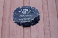 Damstredet 1-3: Henrik Wergelands bolig. 59.920062° N 10.747195° Ø