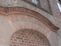 Fasade, Bjølsen Valsemølle i Sandakerveien 62 i Oslo. Foto: Stig Rune Pedersen