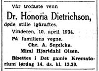 Aftenposten 12. april 1934