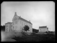 Dikemark sykehus. «Slottet», avdelingen for ‘halvurolige’ menn. 1905-06. Olaf døde her i 1922. Foto: Narve Skarpmoen