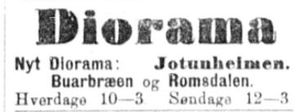 Dioramaet annonse Aftenposten 1893-03-08.JPG