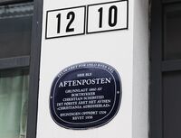 Dronningens gate 10-12: Aftenpostens første lokaler. 59.909045° N 10.74524° Ø