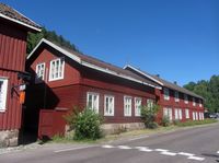 Boliger på jernverket. Foto: Stig Rune Pedersen (2014).